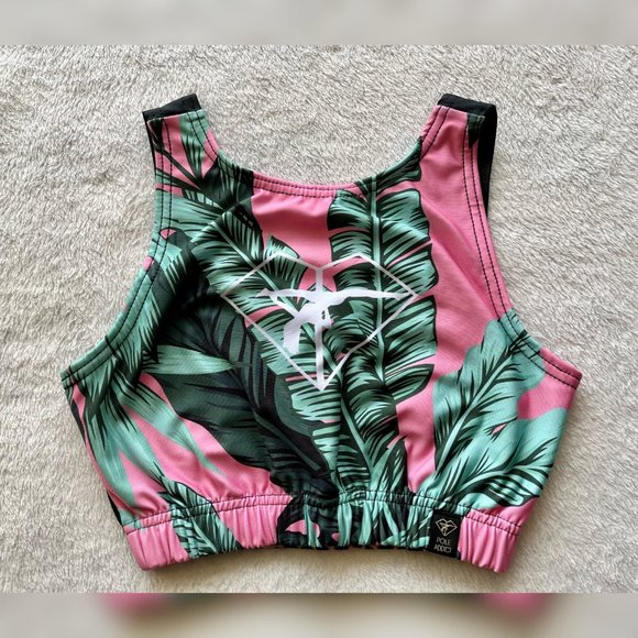 Pole Addict Tops - Pole Addict Polewear High Neck Sports Bra